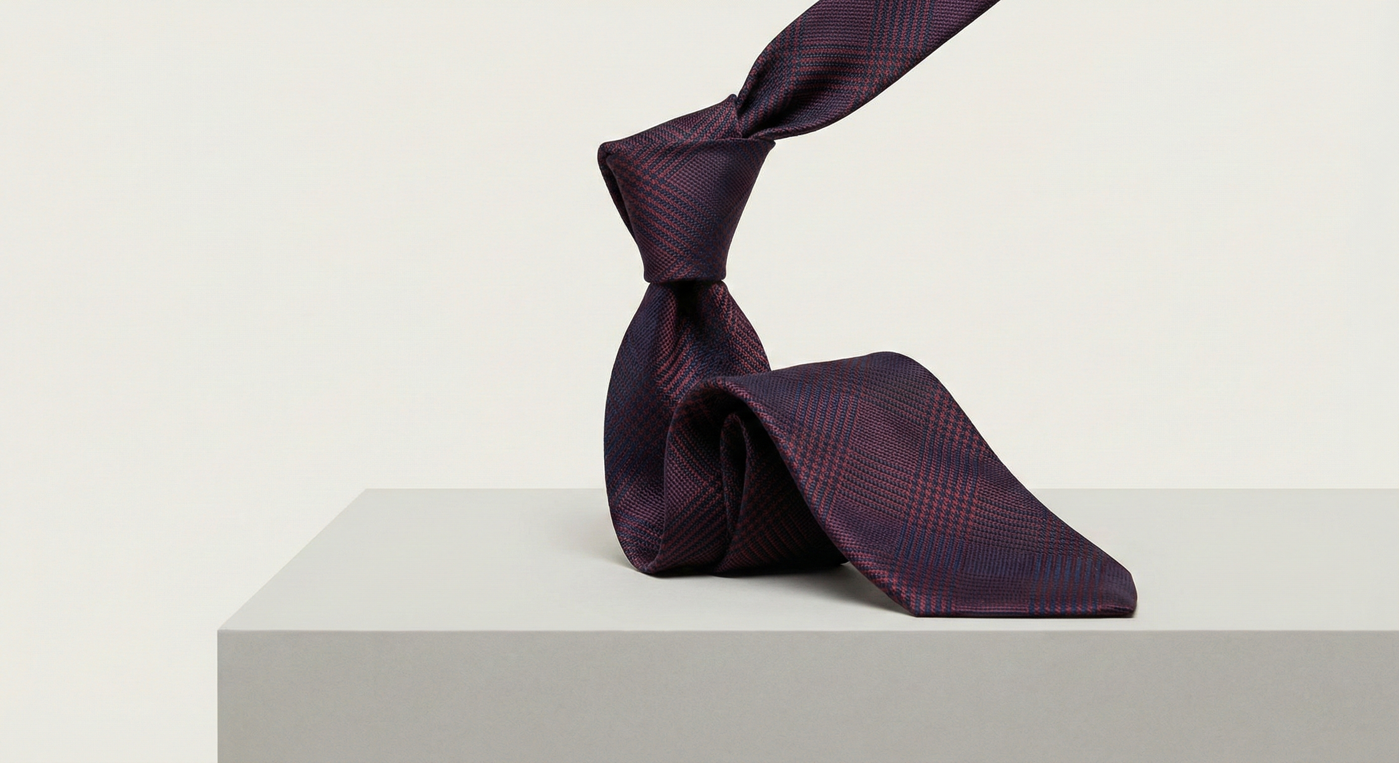 Scythe | Men’s Purple Jacquard Necktie